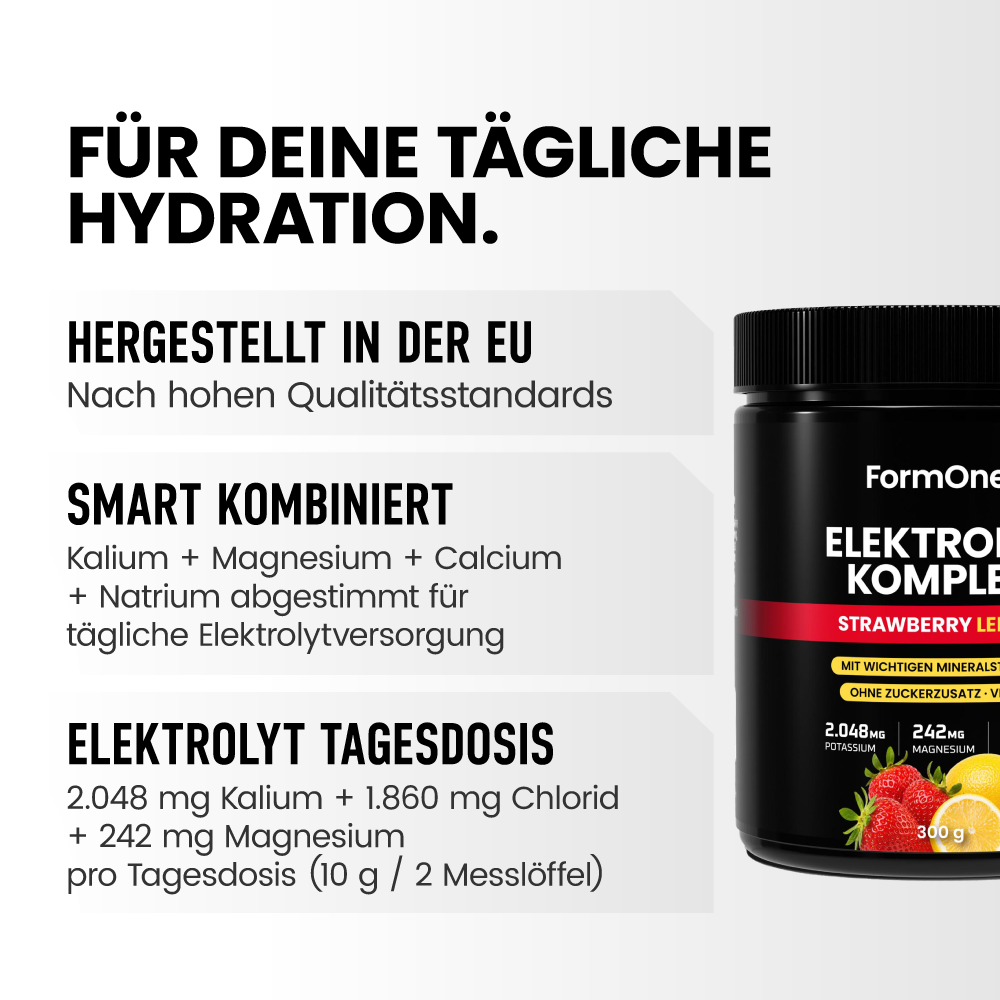 Elektrolyte Pulver Strawberry Lemon - 300g