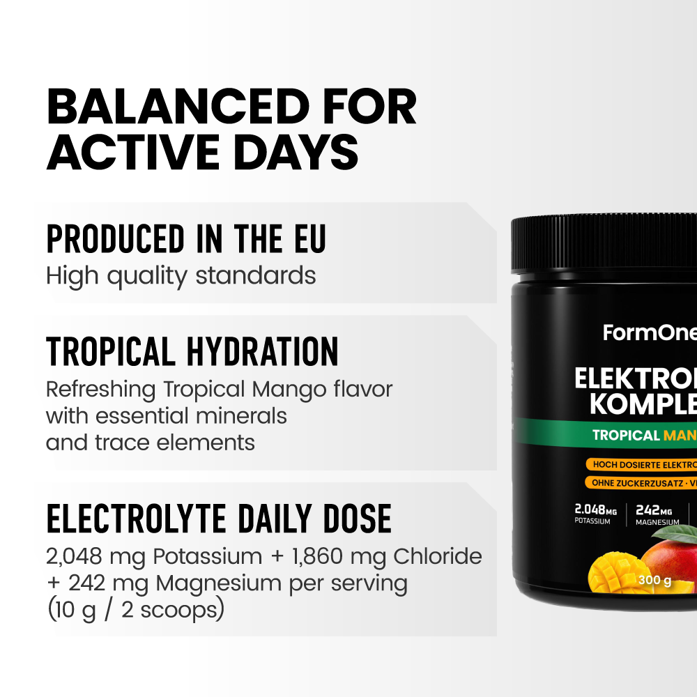 Electrolyte Powder Tropical Mango - 300g
