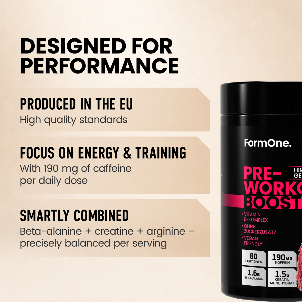 Pre-Workout Booster Himbeere - 520g