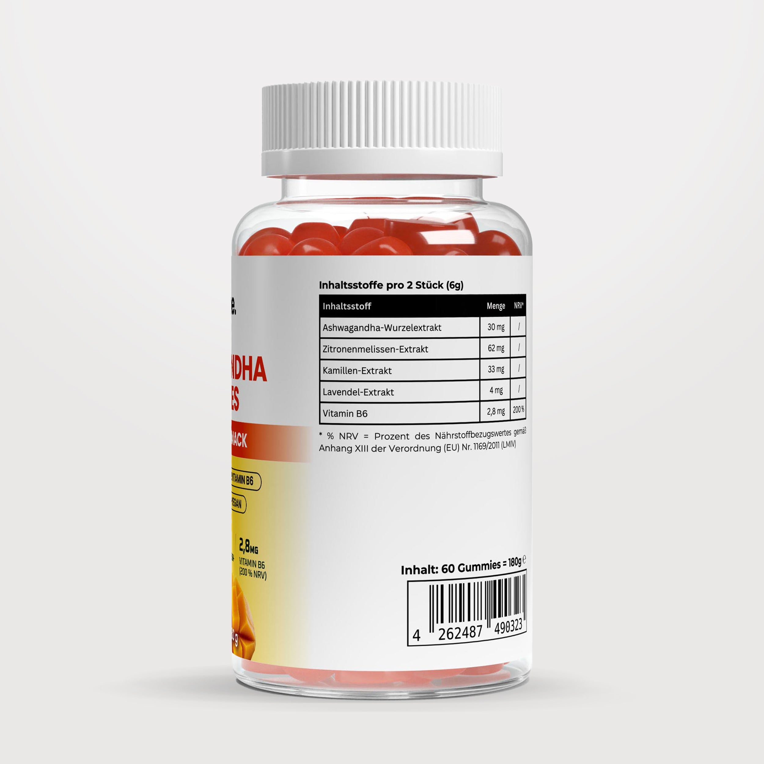 Ashwagandha + Vitamin B6 Gummies - 60 Stk.