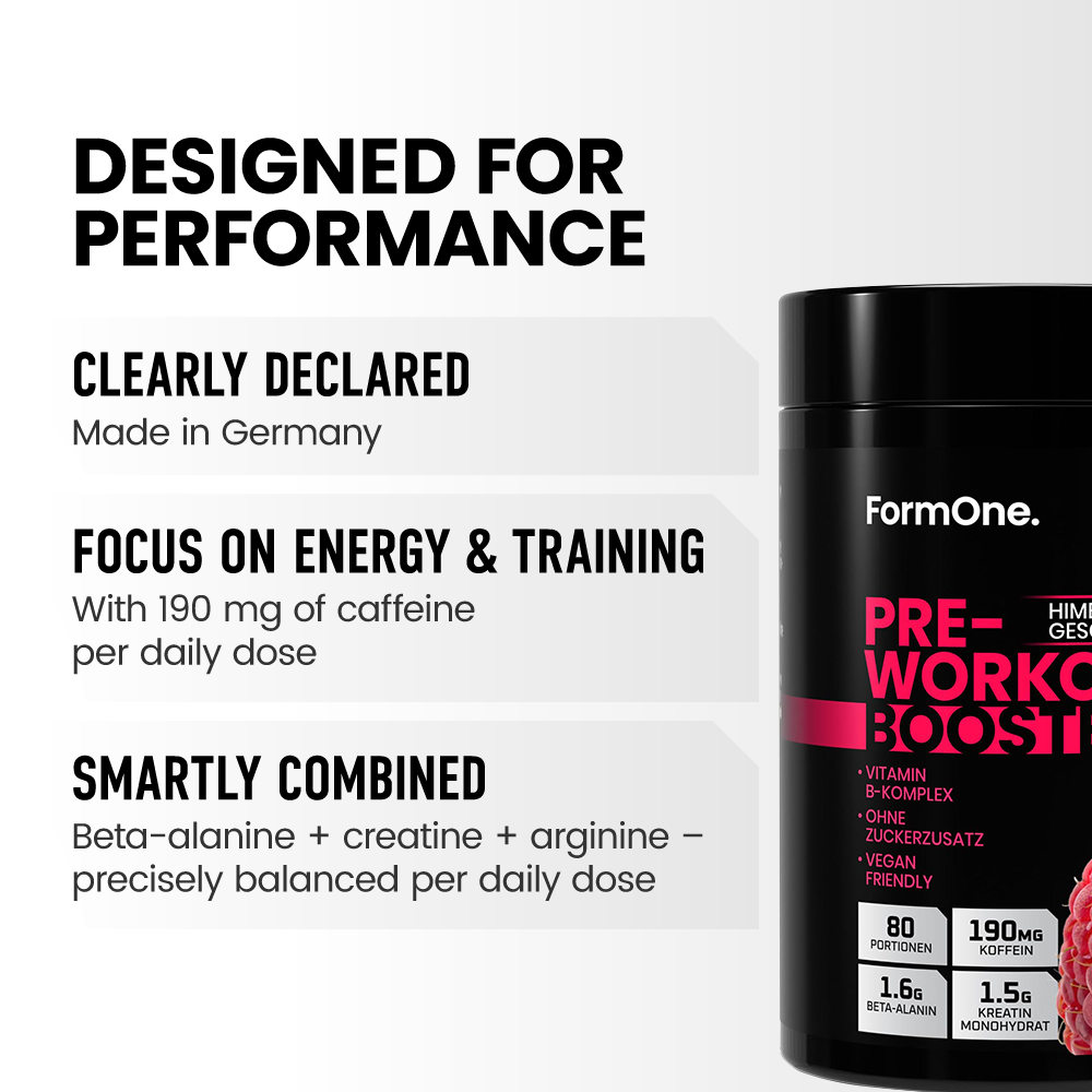 Pre-Workout Booster Himbeere - 520g