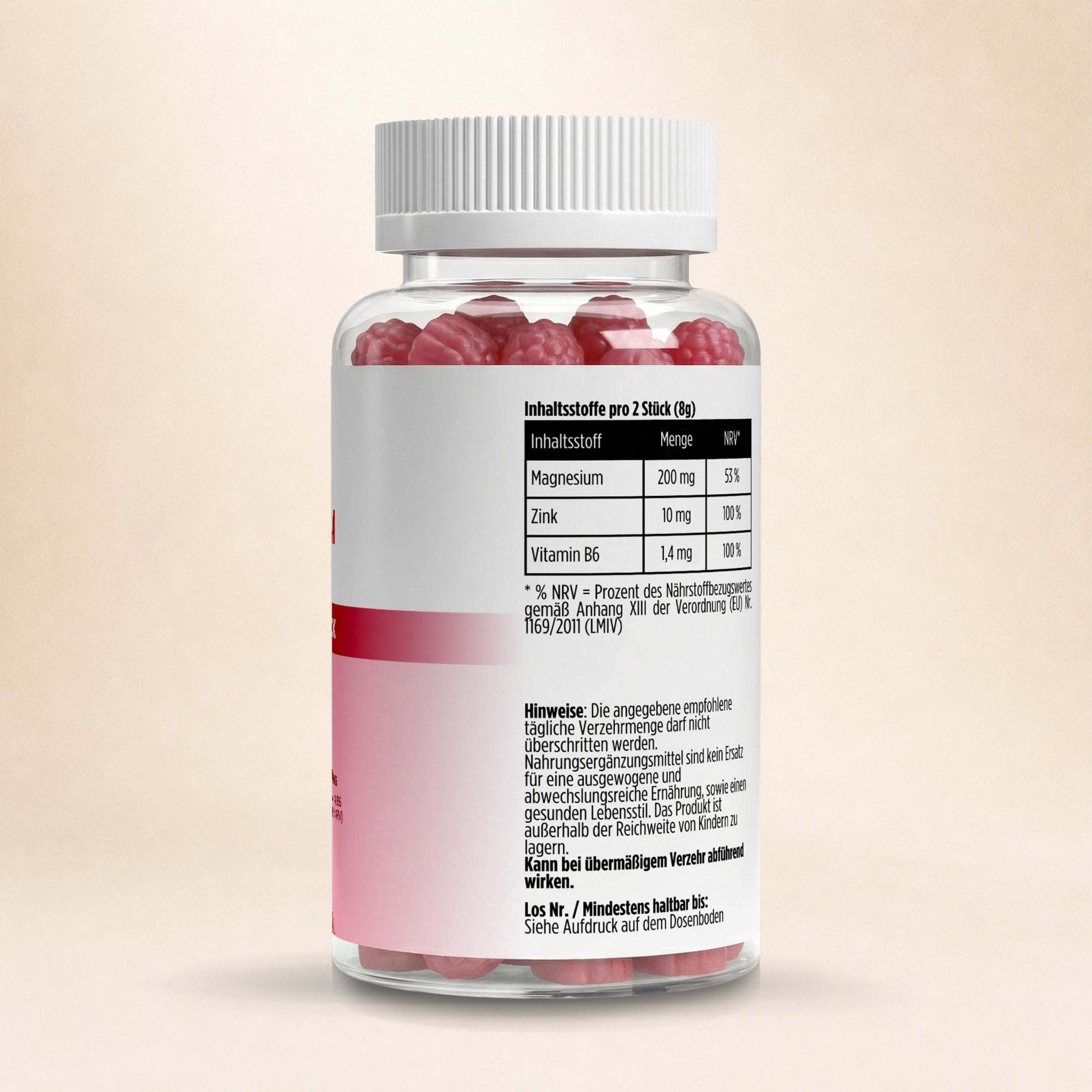 Magnesium + Zink + B6 Gummies - 60 Stk.