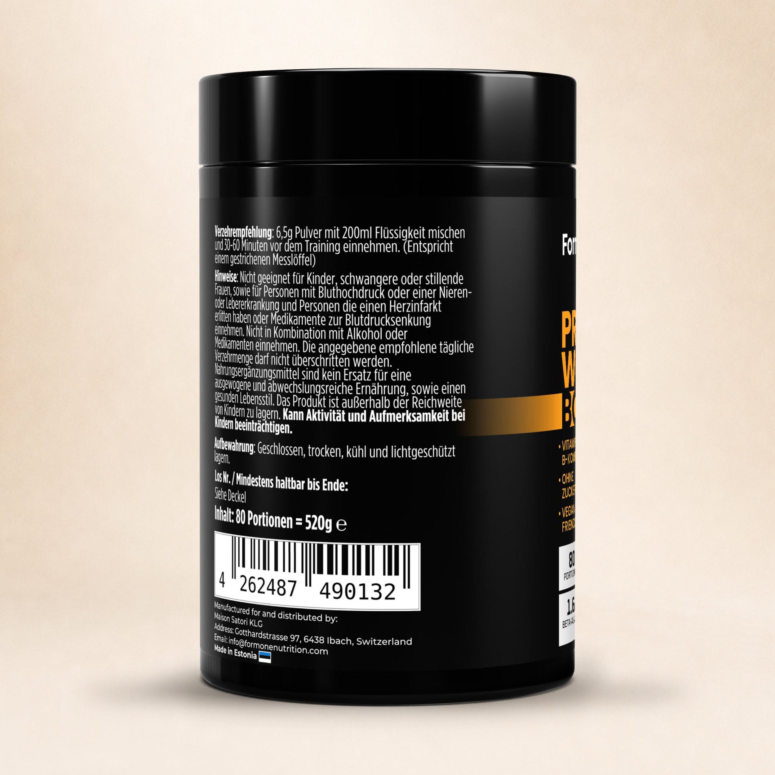Pre-Workout Booster Tutti Frutti - 520g