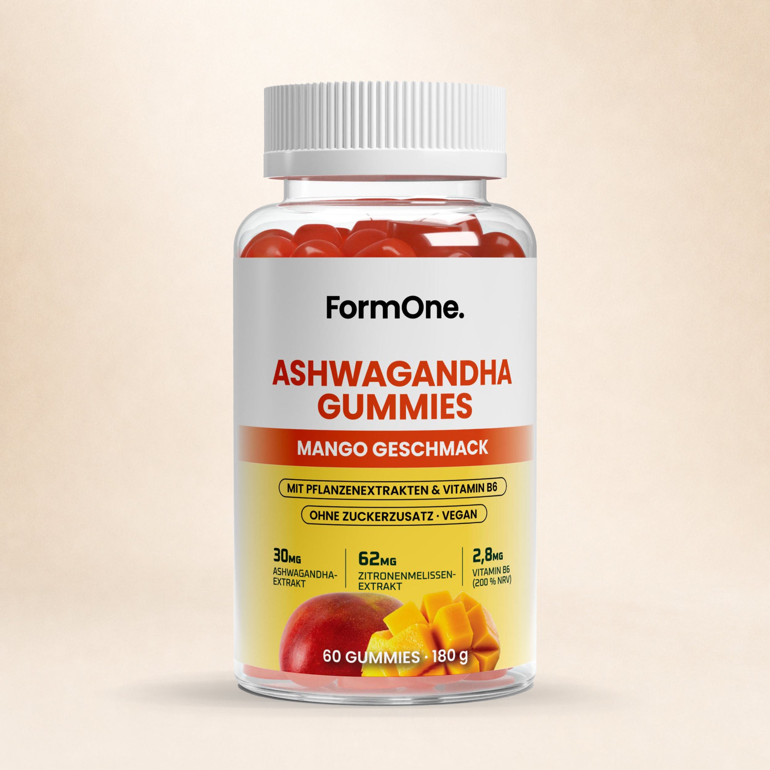 Ashwagandha + Vitamin B6 Gummies - 60 Stk.