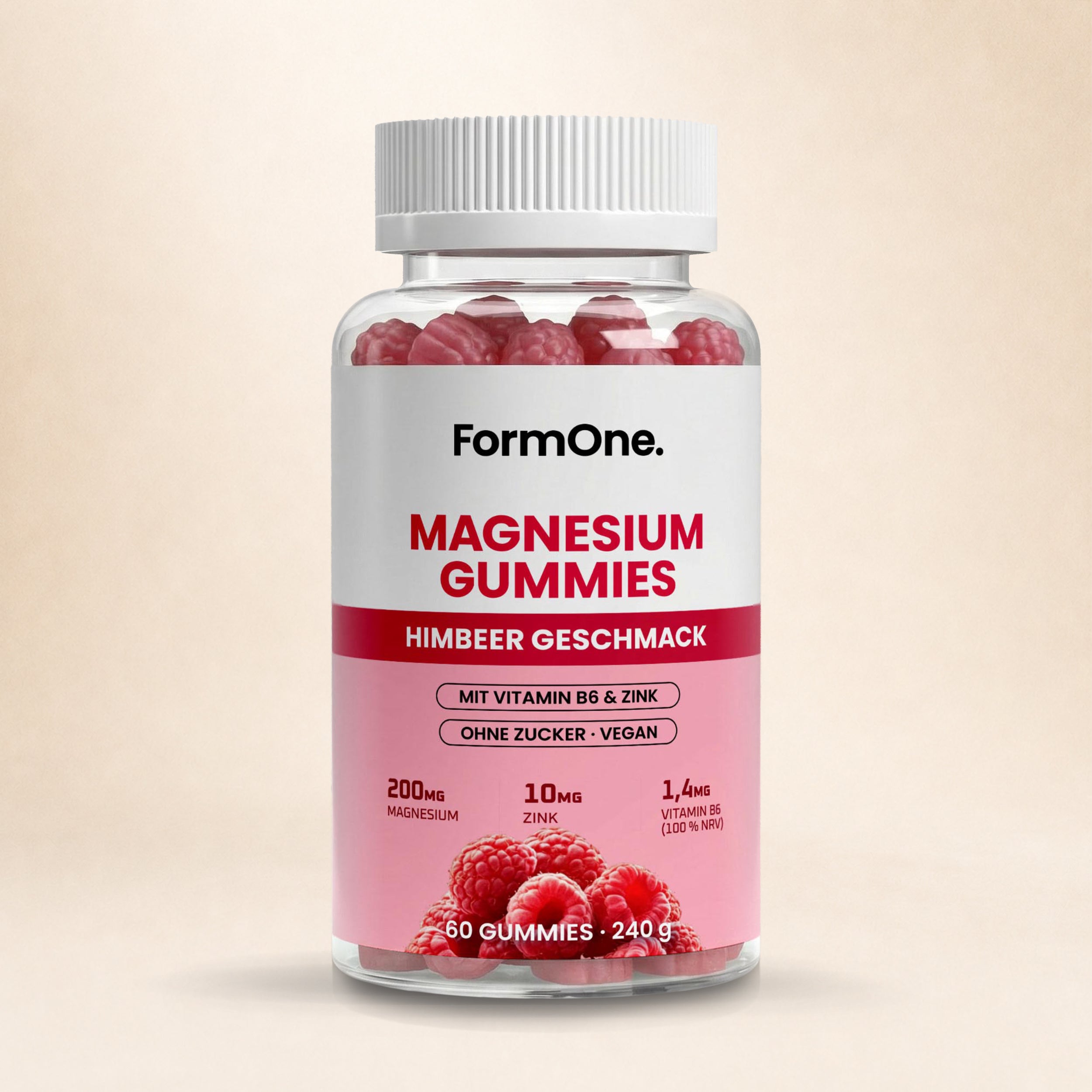 Magnesium + Zink + B6 Gummies - 60 Stk.