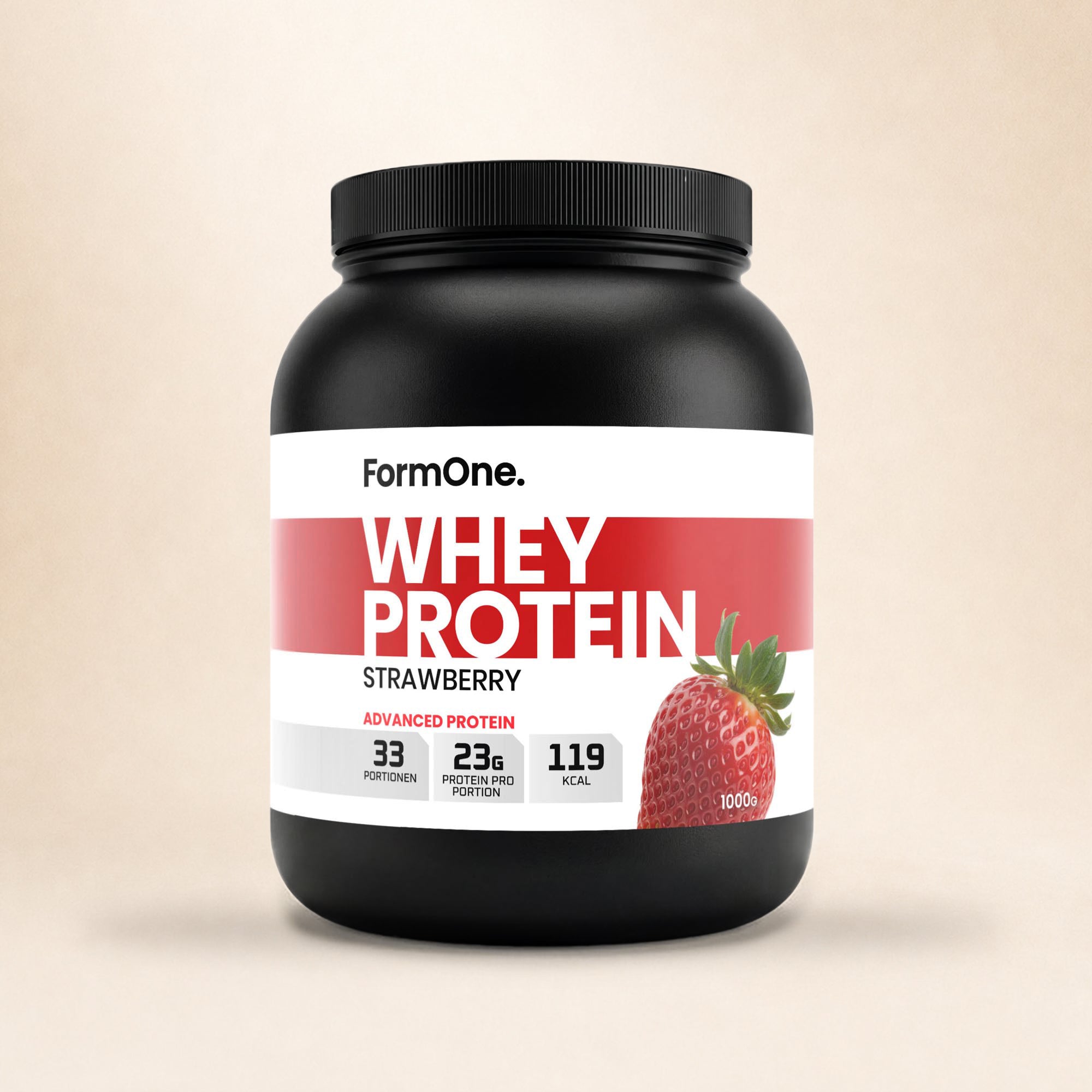 Premium Whey Protein Erdbeere - 1.000g