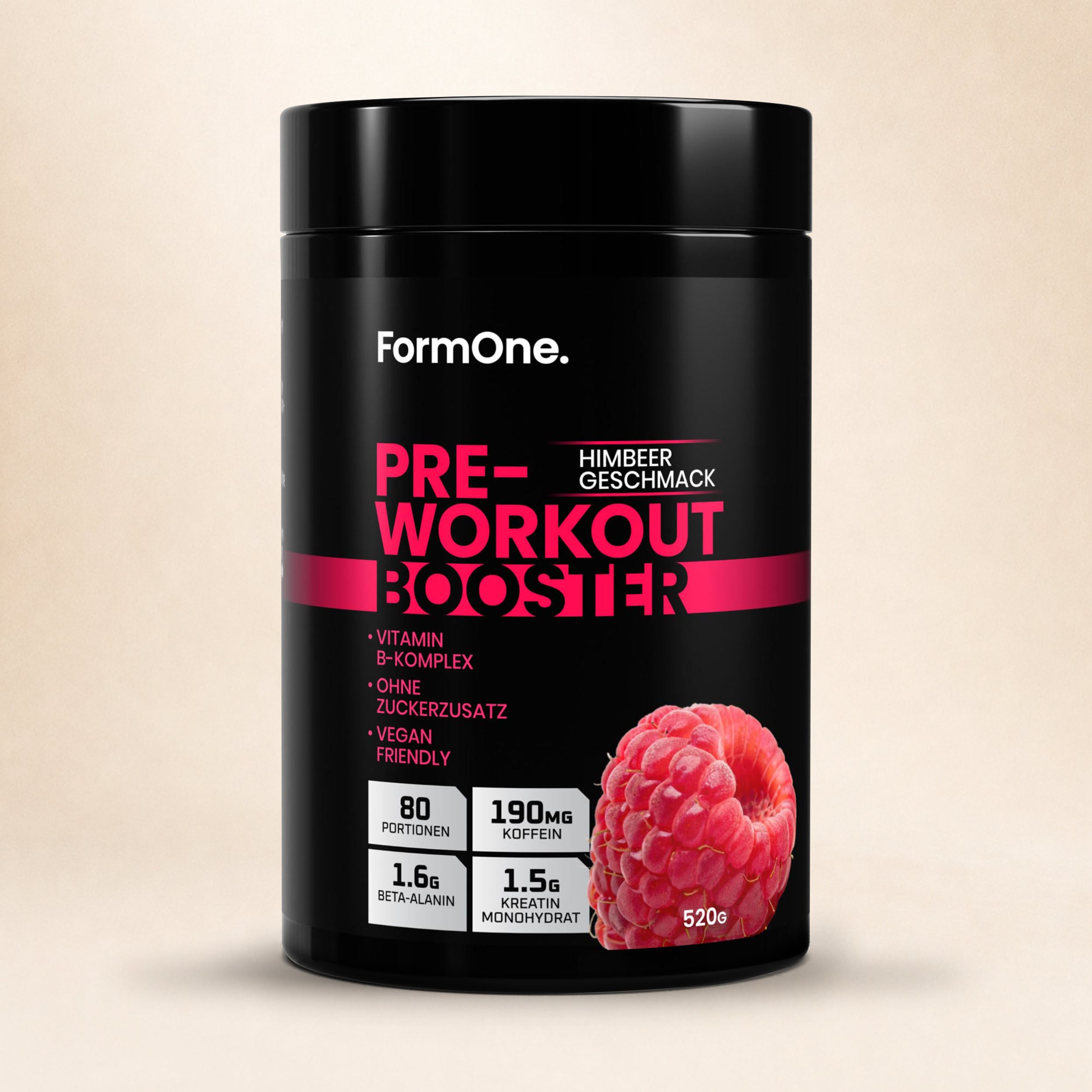 Pre-Workout Booster Himbeere - 520g