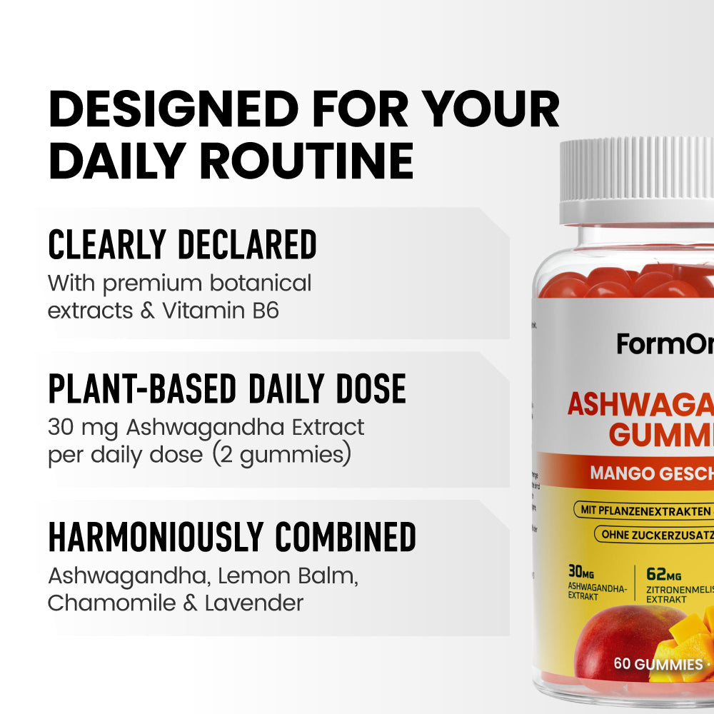 Ashwagandha + Vitamin B6 Gummies - 60 Stk.