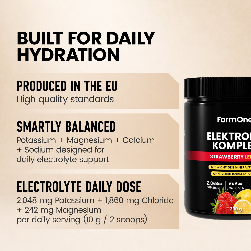 Elektrolyte Pulver Strawberry Lemon - 300g