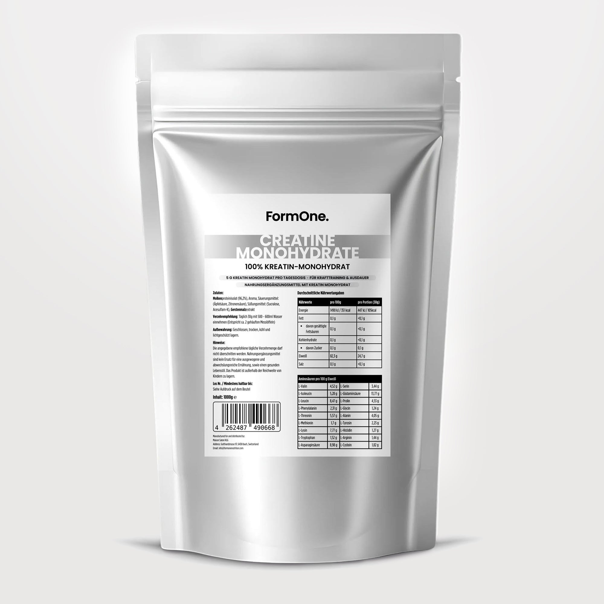 Kreatin Monohydrat - 1000 Doypack