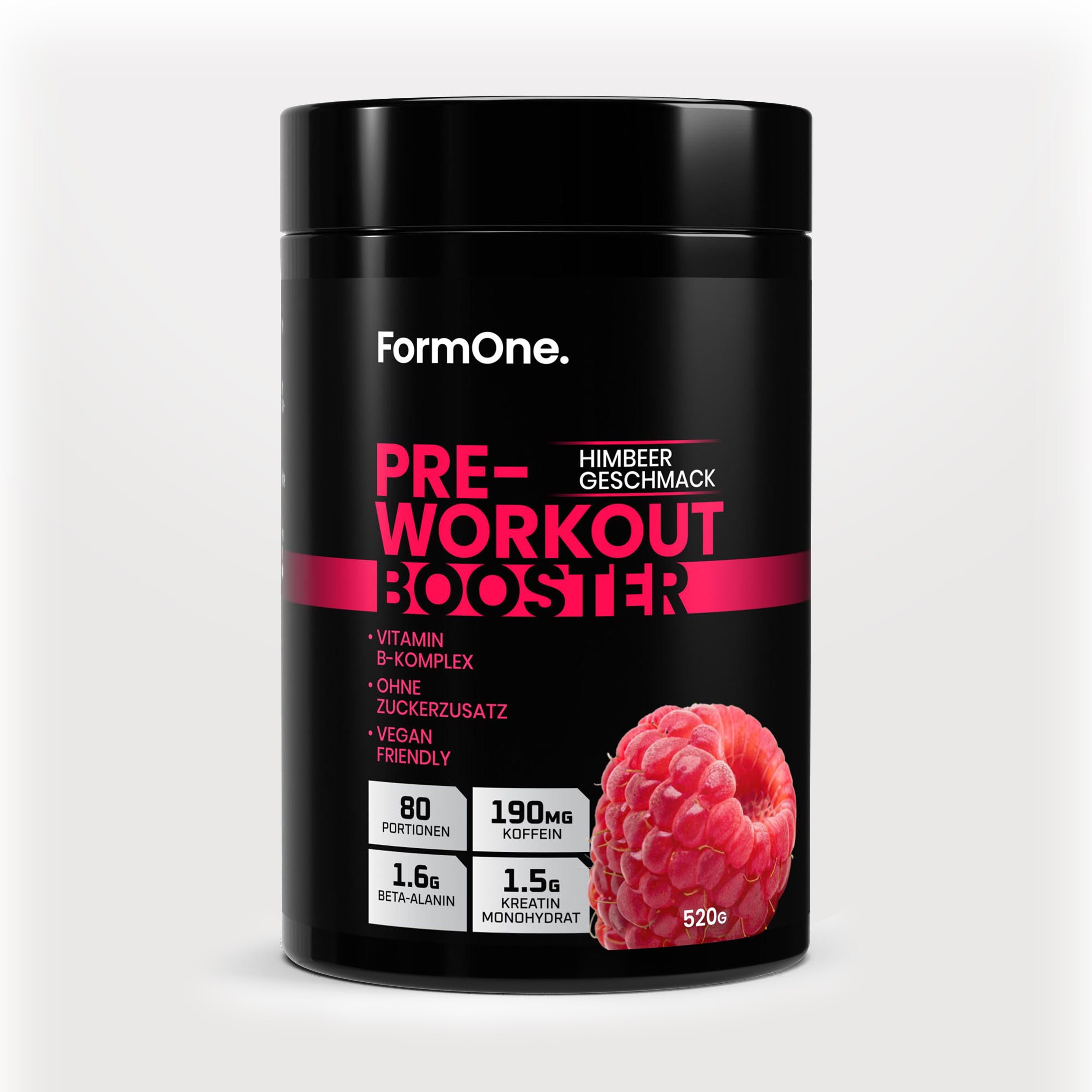 Pre-Workout Booster Himbeere - 520g