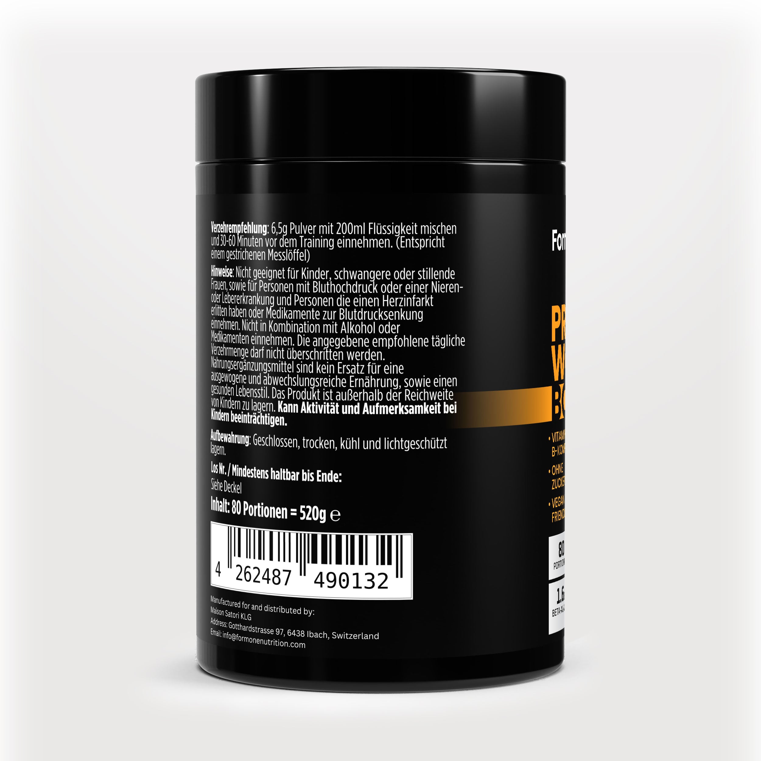 Pre-Workout Booster Tutti Frutti - 520g