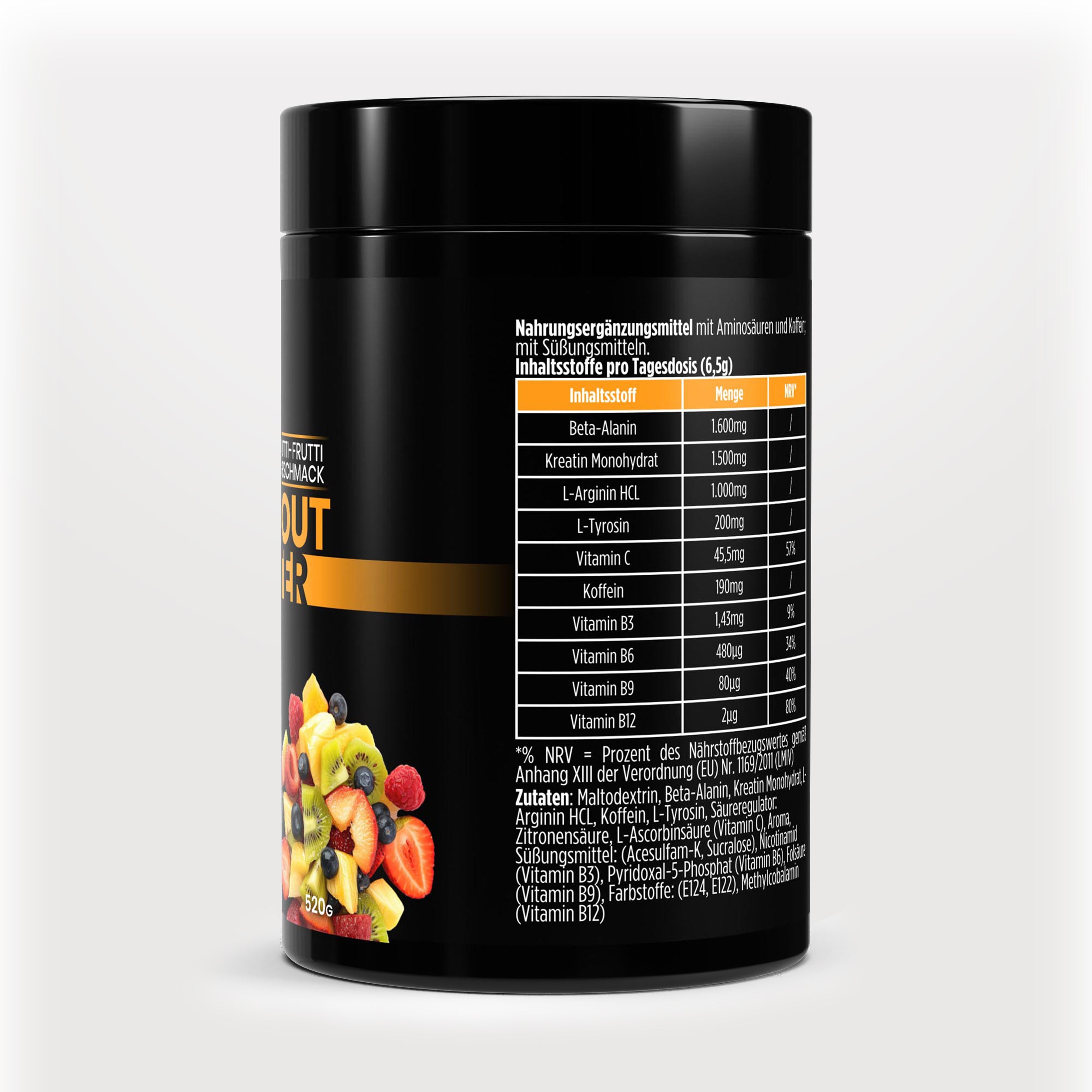 Pre-Workout Booster Tutti Frutti - 520g