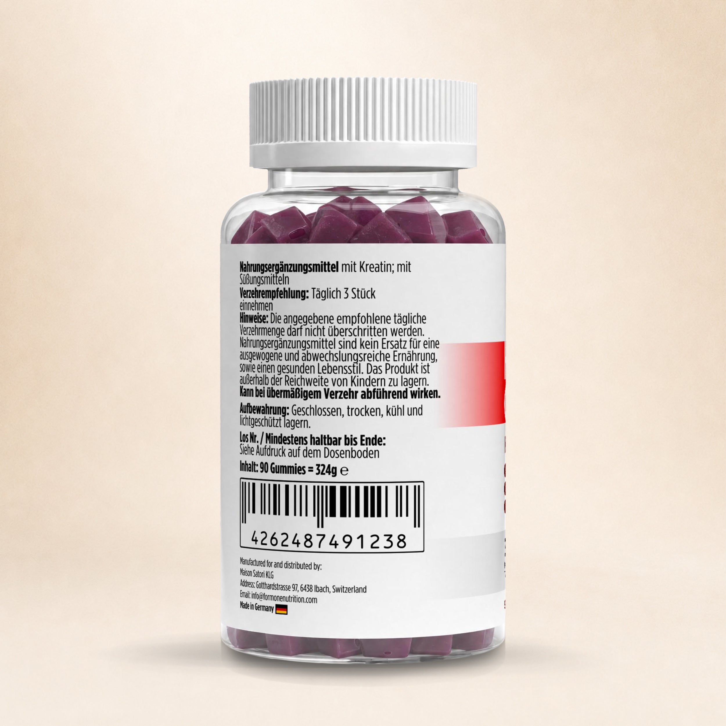 Kreatin Gummies Kirsche - 90 Stk.