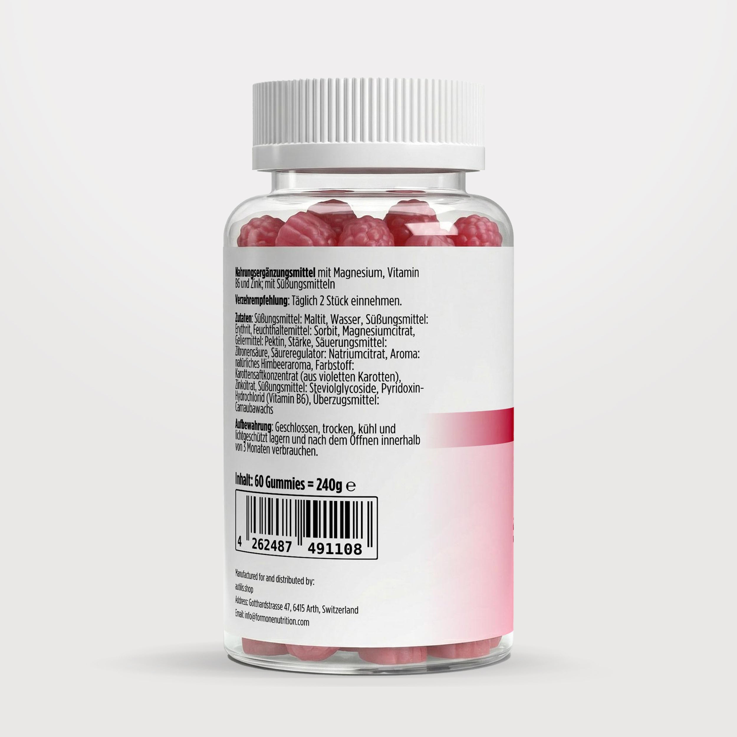 Magnesium + Zink + B6 Gummies - 60 Stk.