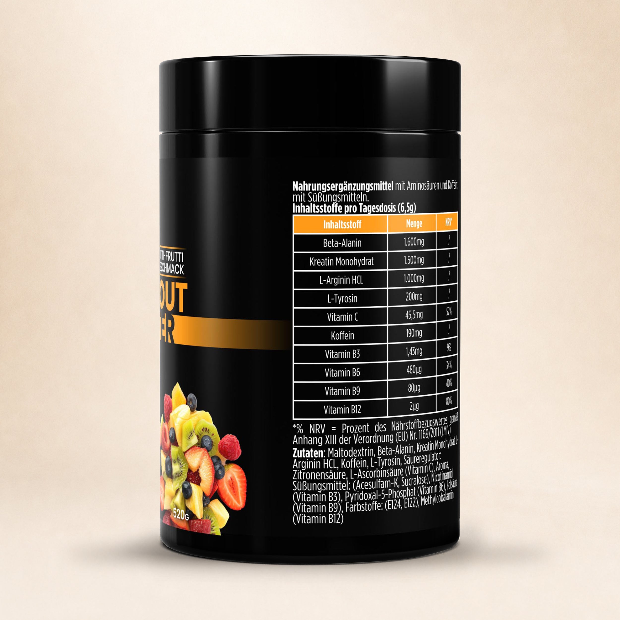 Pre-Workout Booster Tutti Frutti - 520g