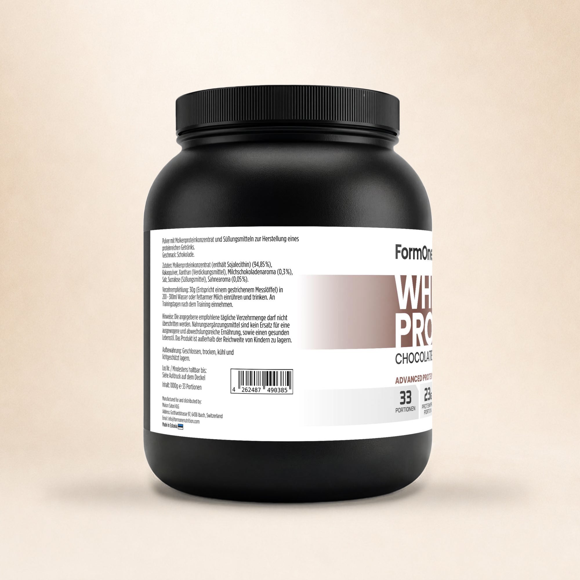 Premium Whey Protein Schokolade - 1.000g